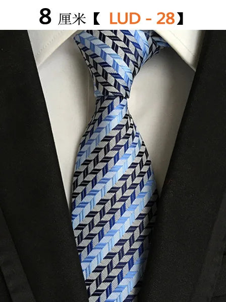 68 Colors NEW 8cm Tie for Man Tie Luxury Striped Flower Business Neck Tie Suit Cravat Wedding Party Necktie Men Gift