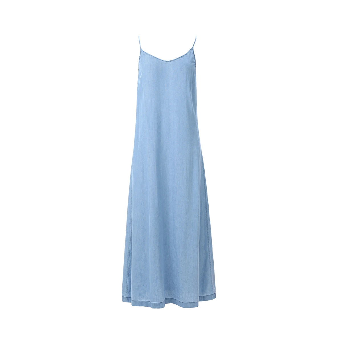 AP SS25 Women Lightweight Denim Wrap Blouse & Slip Dress
