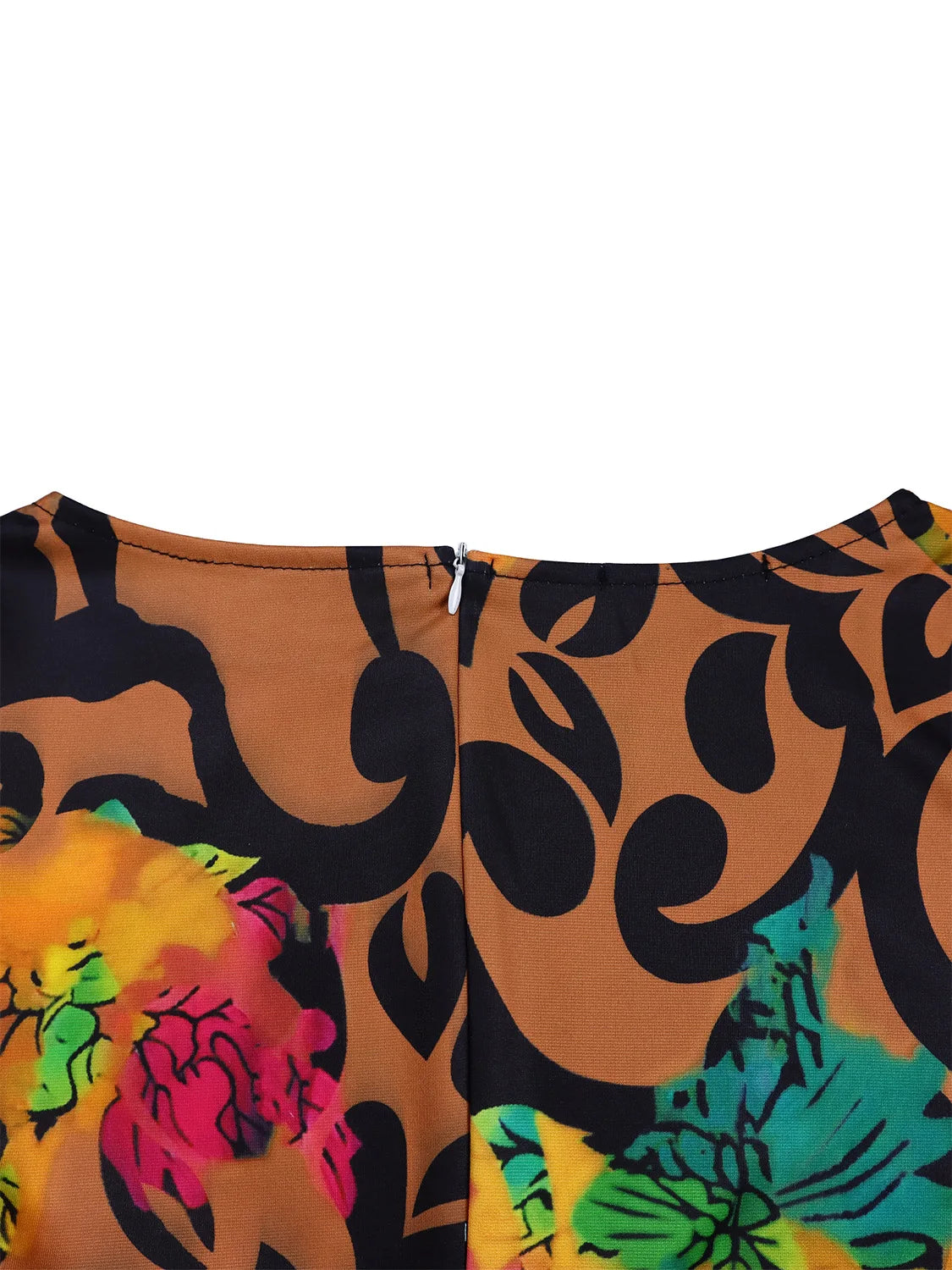 Women's 2024 Autumn New Style Fashionable Elegant Temperament Fashionable Printed Strap Waist Large Skirt Large Size Dress