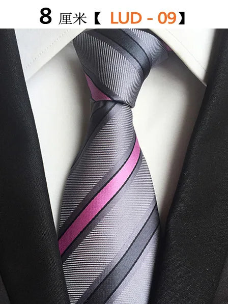 68 Colors NEW 8cm Tie for Man Tie Luxury Striped Flower Business Neck Tie Suit Cravat Wedding Party Necktie Men Gift