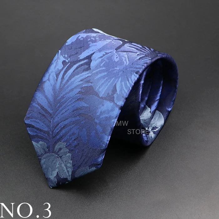 New Design Wedding Men Tie Green Wine Red Paisley Flower Animal Neckties Men Business Dropshipping Groom Collar Accessories Gift