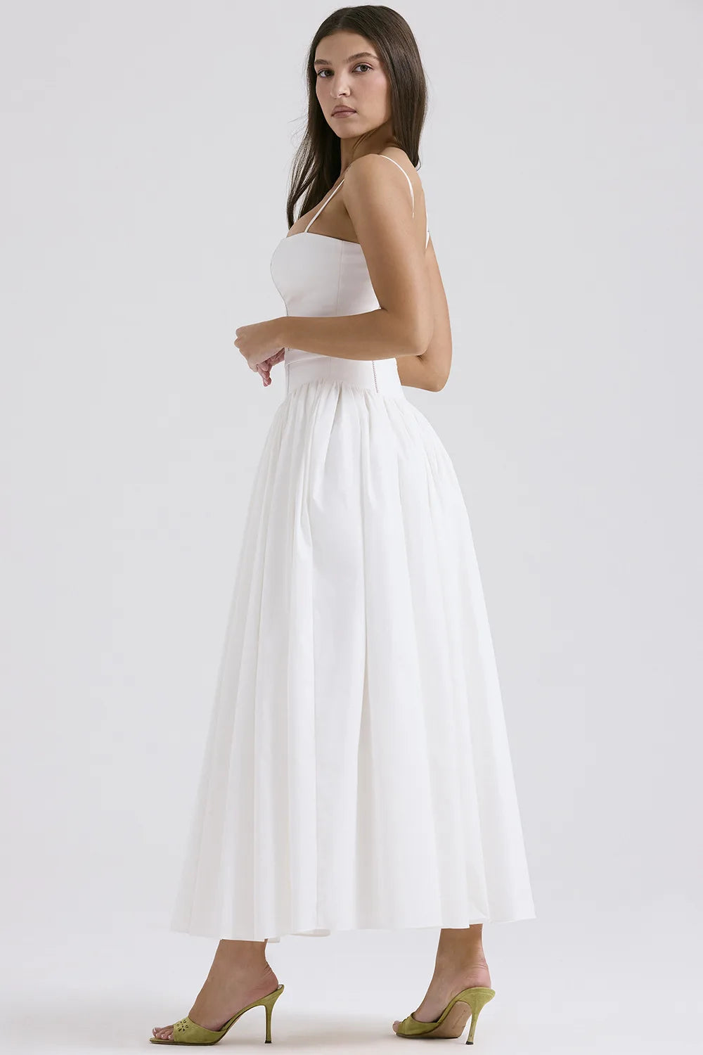Spring Floral Print Chiffon Holiday Beach Dress Women Sexy V Neck Backless Sling Long Dress Summer Sleeveless Pleated Maxi Dress
