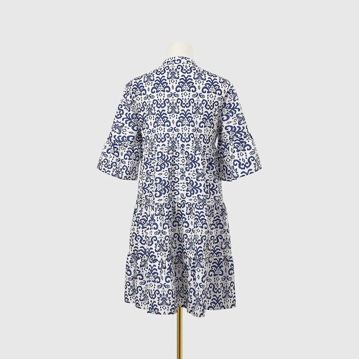 Women's Spring Summer Printed Dress Long Sleeve Flared Mid-Length Official Store Exclusive New Arrivals