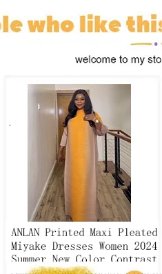 ANLAN Pleated 2 Pieces Set Women Fashion V Neck Short Batwing Sleeves Irregular Hem T-shirt&New Gradient A-line Folds Long Skirt