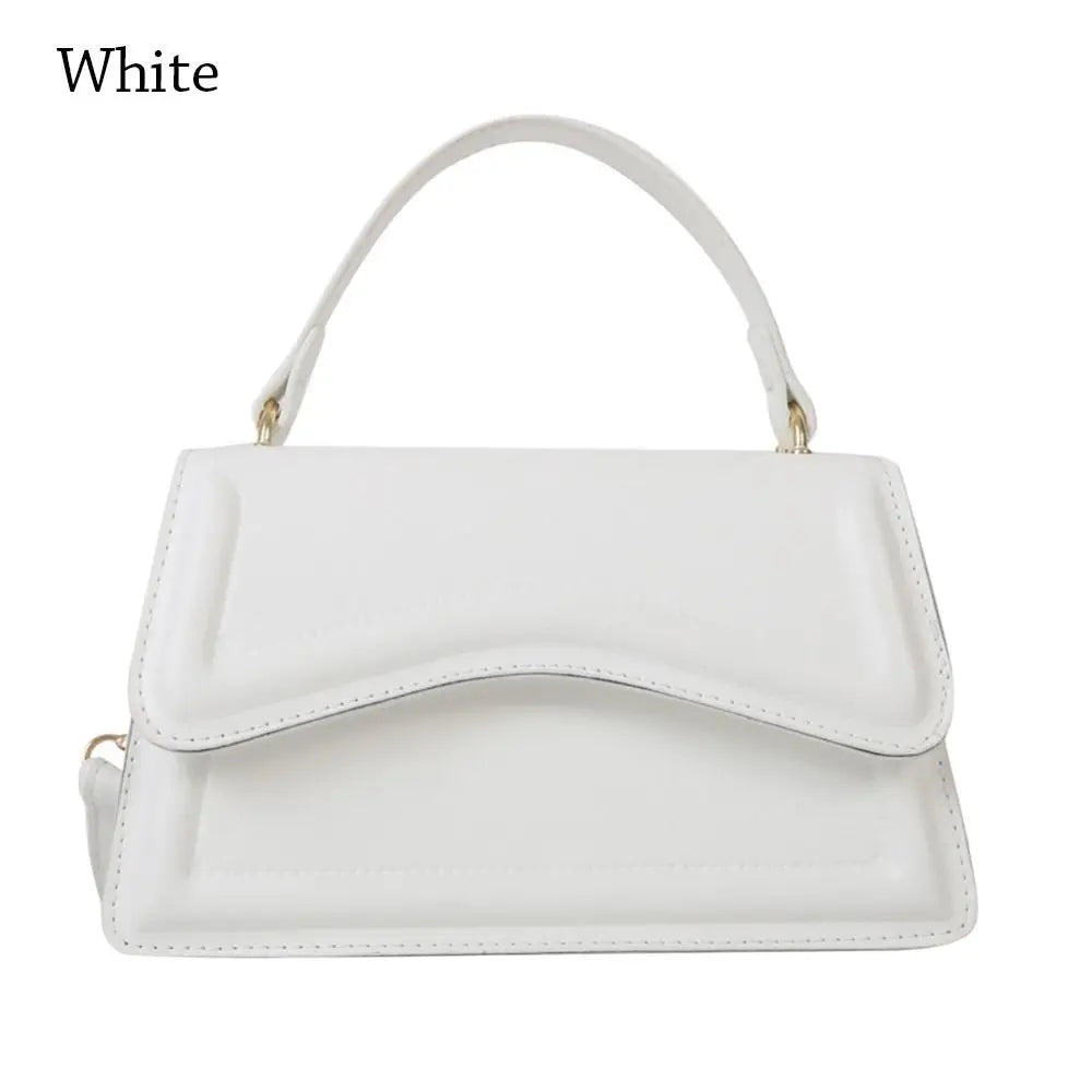 New Fashion Sling Shoulder Bag Trend PU Leather Messenger Handbags Solid Color Leisure Stylish Crossbody Bags For Women Girls