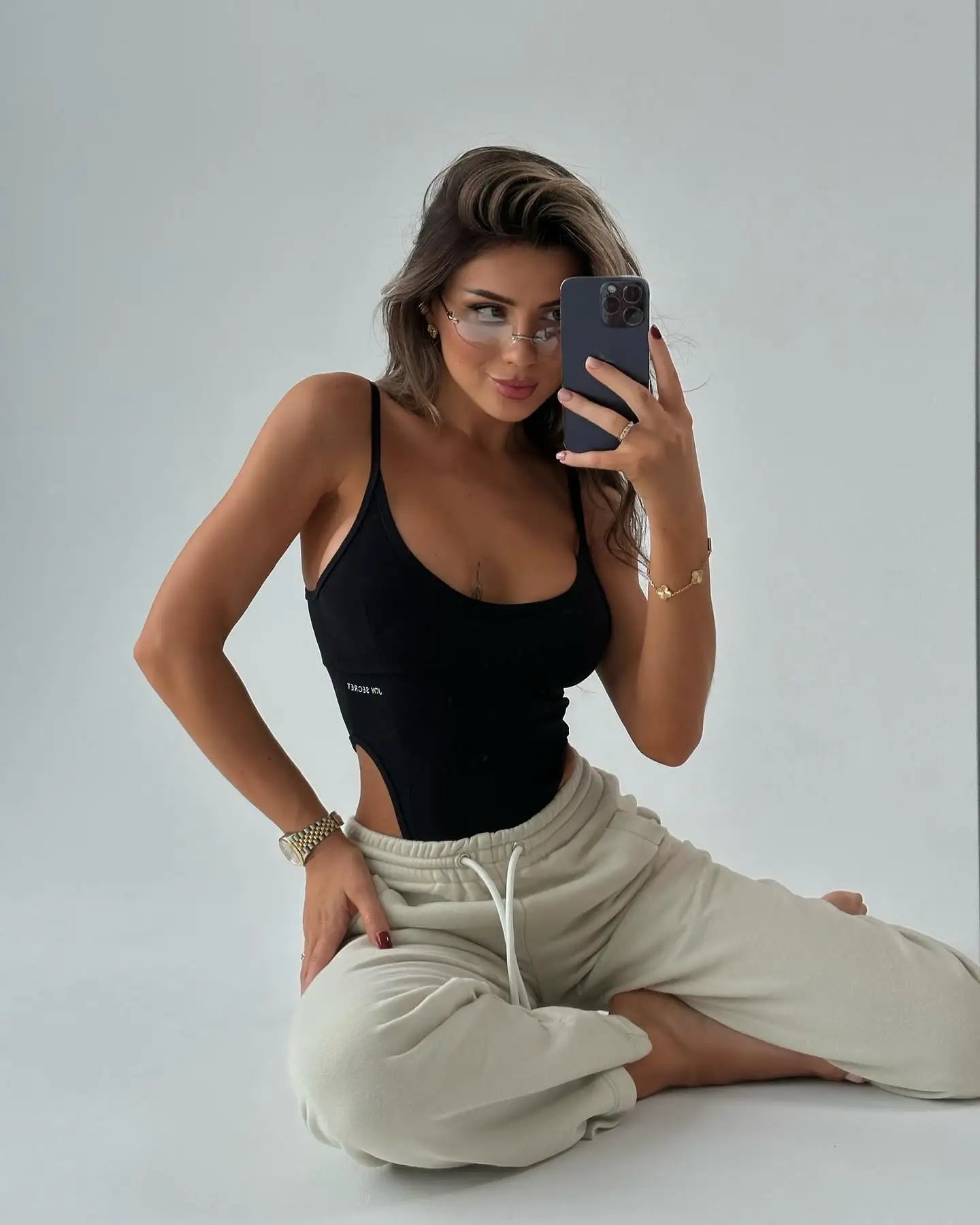 2024 Summer Sexy Bodysuits Women Slim Fashion Spaghetti Straps Skinny Bodycon Solid Color Rompers Club Women Bodysuits Female