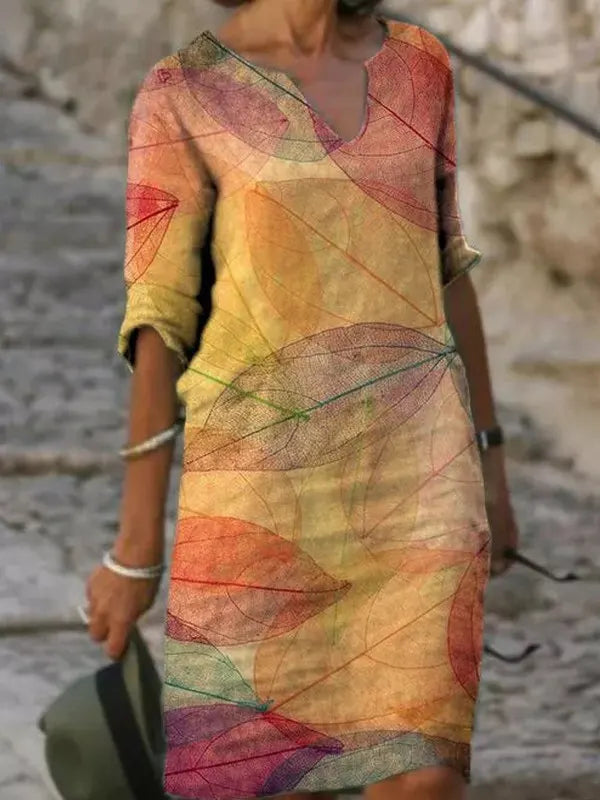 New Spring Women Loose Vintage Ruffles Dress Summer Large Big Printed Boho Casual Party Elegant Dresses