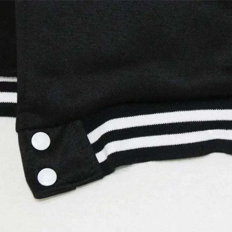 Deeptown Varsity Baseball Jacket Women Harajuku Fashion Korean Streetwear Bomber Jackets Couple Uniform Oversized Coats Female