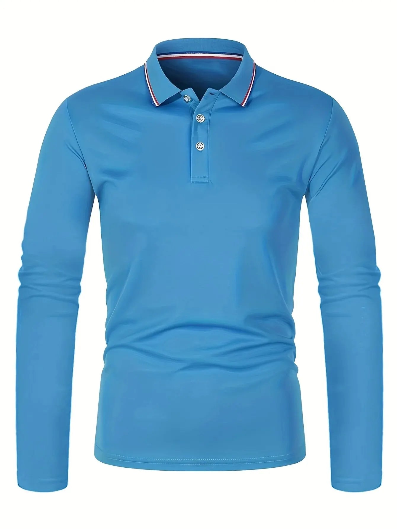 Men's Spring and Autumn Casual Breathable Comfortable Polo Shirt Hot Selling Fashion Men's Business Long Sleeve T-Shirt