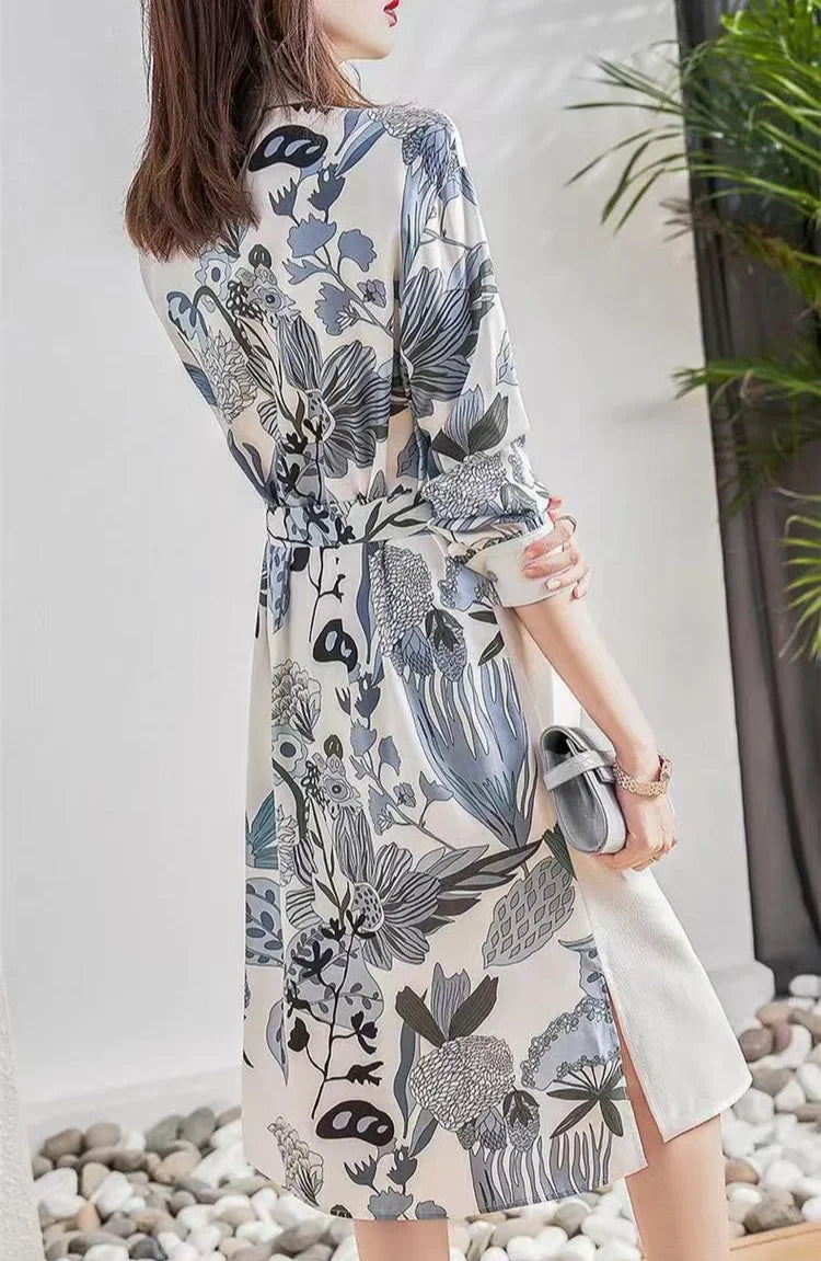 Midi Spring Autumn Women's Long Sleeve Dresses New In Female Dress Features Retro Harajuku Winter 2025 Fashion One-piece Full G