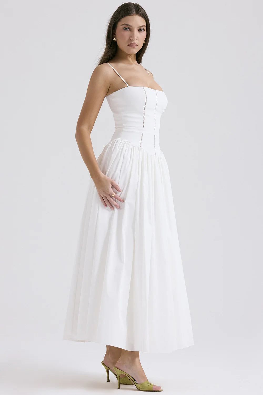 Spring Floral Print Chiffon Holiday Beach Dress Women Sexy V Neck Backless Sling Long Dress Summer Sleeveless Pleated Maxi Dress