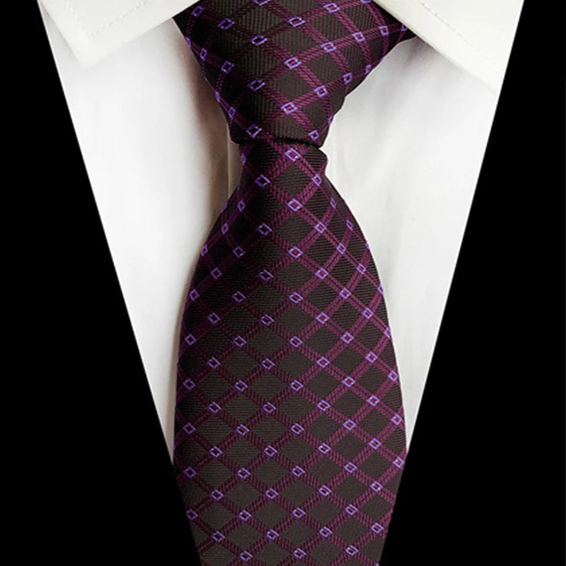 68 Colors NEW 8cm Tie for Man Tie Luxury Striped Flower Business Neck Tie Suit Cravat Wedding Party Necktie Men Gift