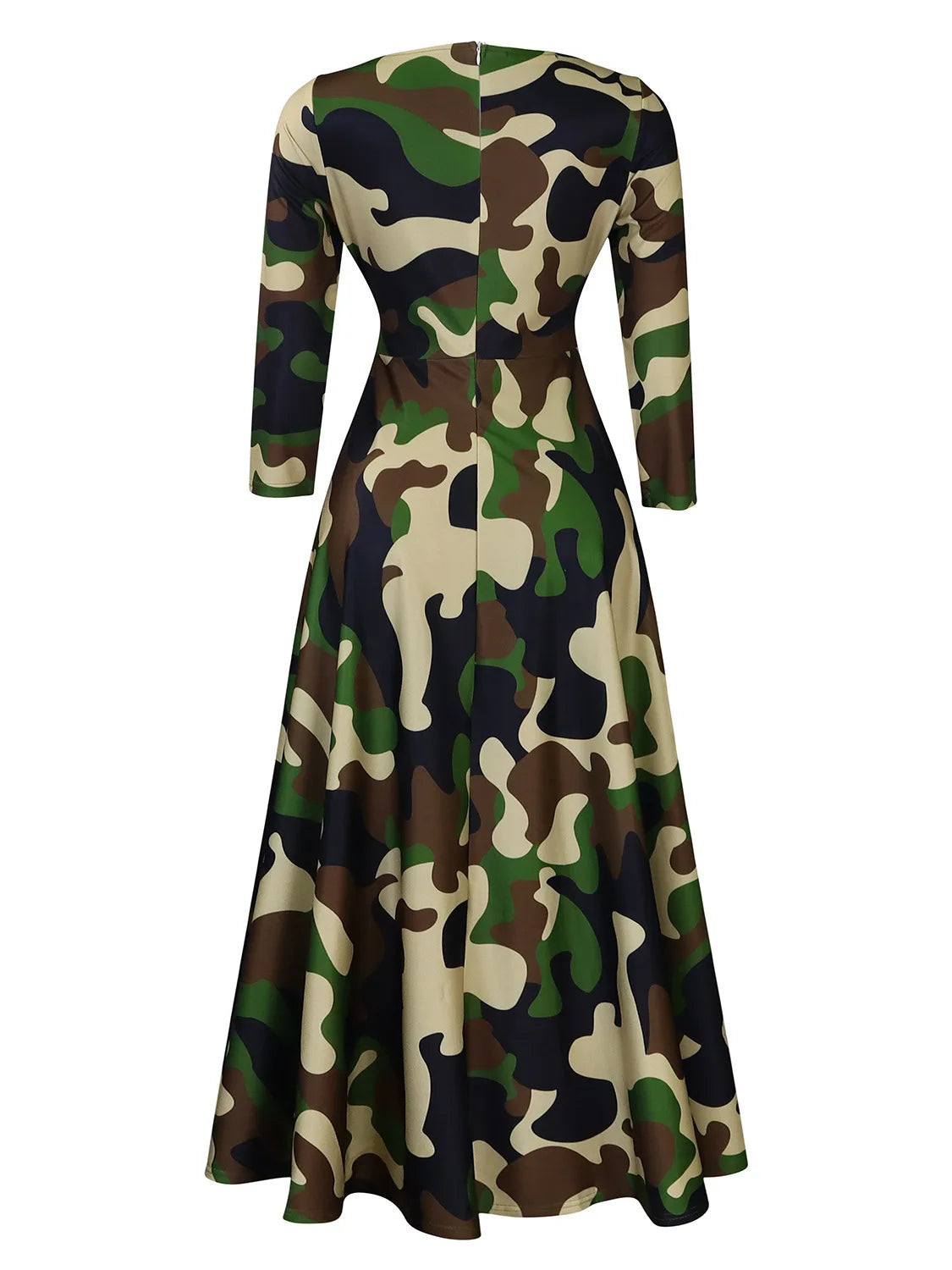 Women's 2024 Autumn New Style Fashionable Elegant Temperament Fashionable Printed Strap Waist Large Skirt Large Size Dress