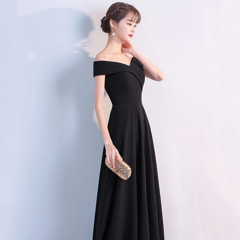 Spring Women Red Evening Party Dresses Short Sleeve V Neck Fit And Flare Long Maxi Summer Dress Lady Prom Gown Robe Longue Femme