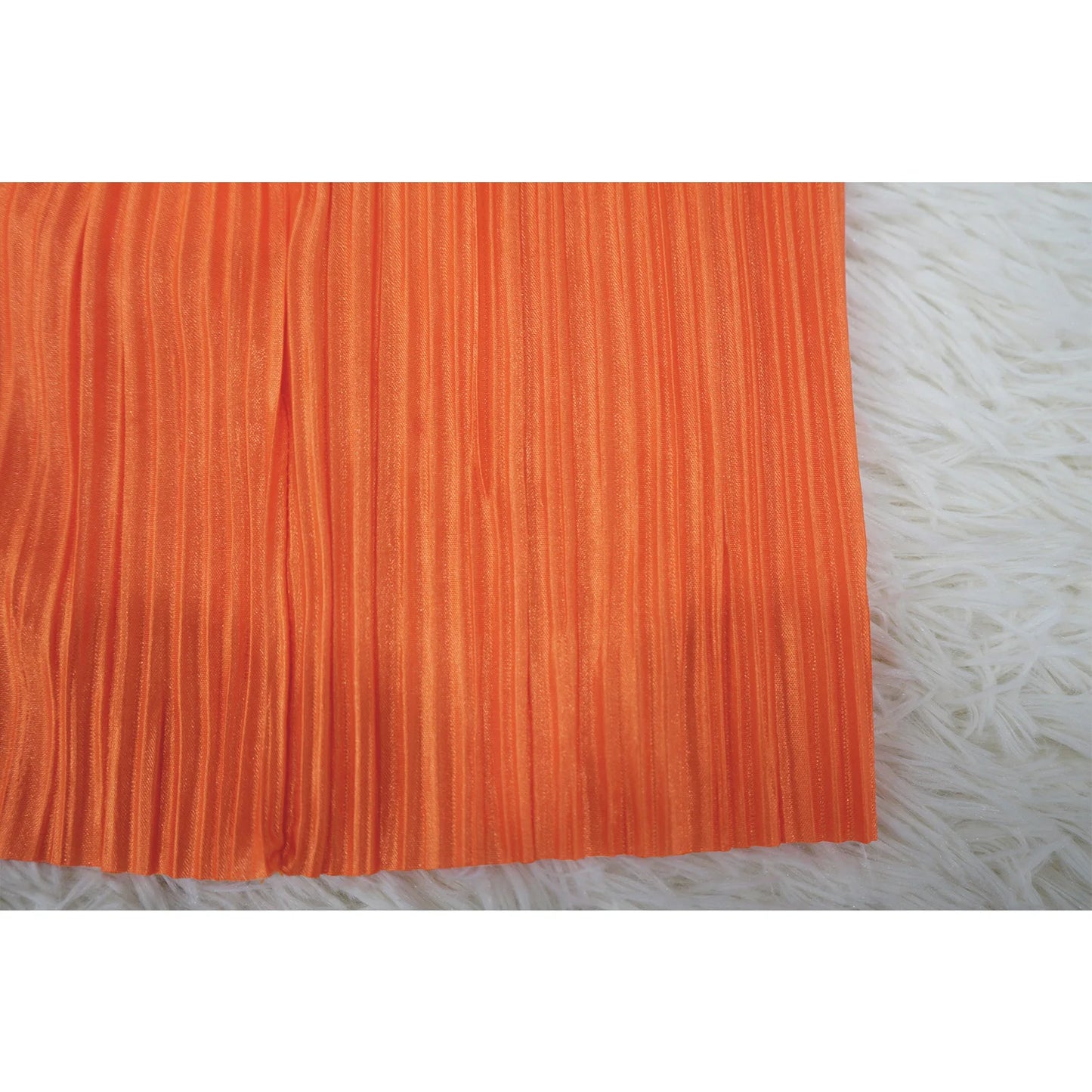 Summer Dresses for Women Two Pieces Set Sexy Backless Halter Top and High Waist Side Slit Pleated Skirt Matching Lady Streetwear