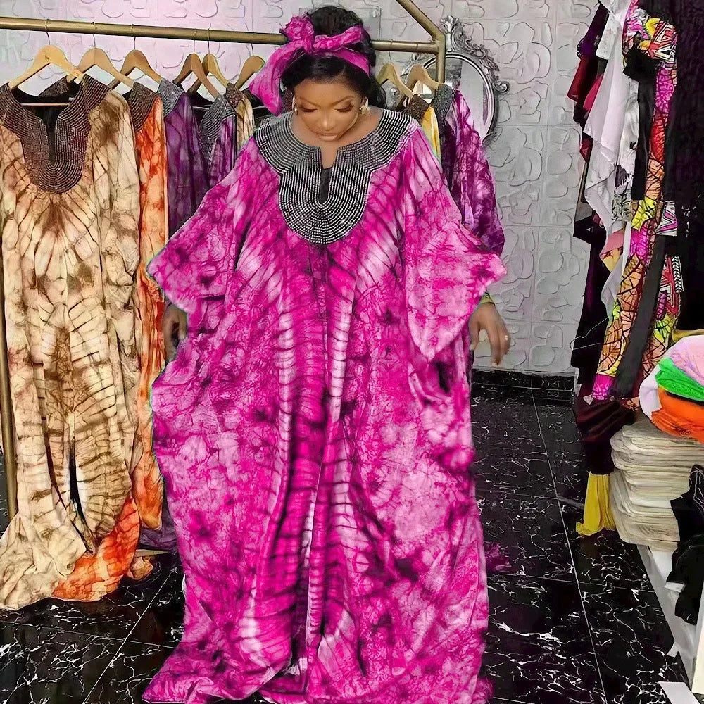 Spring Autumn New African Dresses For Women Vetement Femme Dashiki Abaya Maxi Dress Africa Clothes Dashiki Ankara Dresses