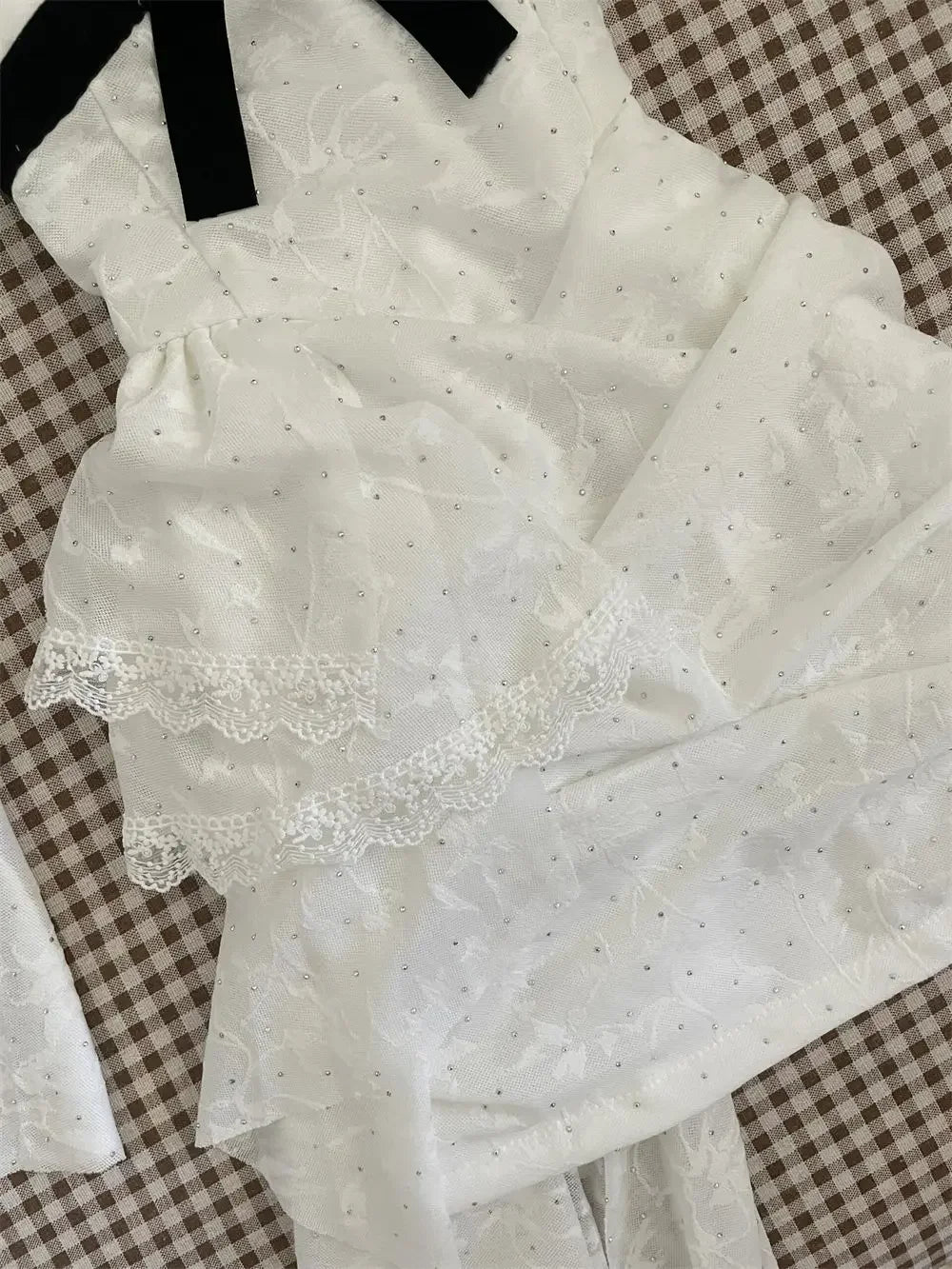 Spring Elegant Women Dress Vintage Style Long Sleeve Bow Detail Slim Fit Flared Hem Comfortable Party Dress Casual Dress 2025