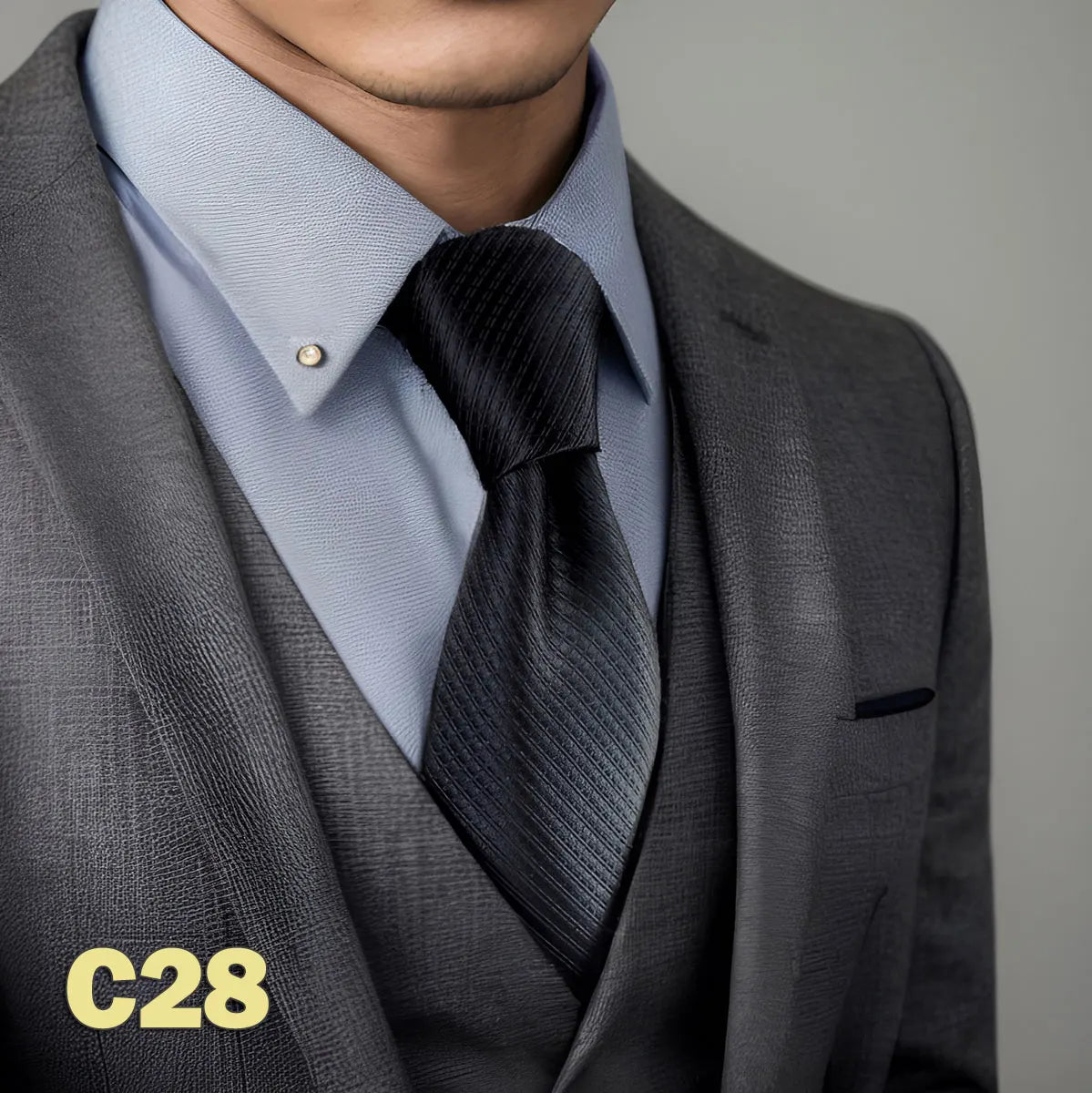 Red Pink Luxury Ties for Men Business Neckties Solid Blue Wedding Suit Formal Dress School Accessories Dropshipping