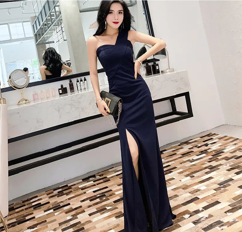 Spring Women Red Evening Party Dresses Short Sleeve V Neck Fit And Flare Long Maxi Summer Dress Lady Prom Gown Robe Longue Femme