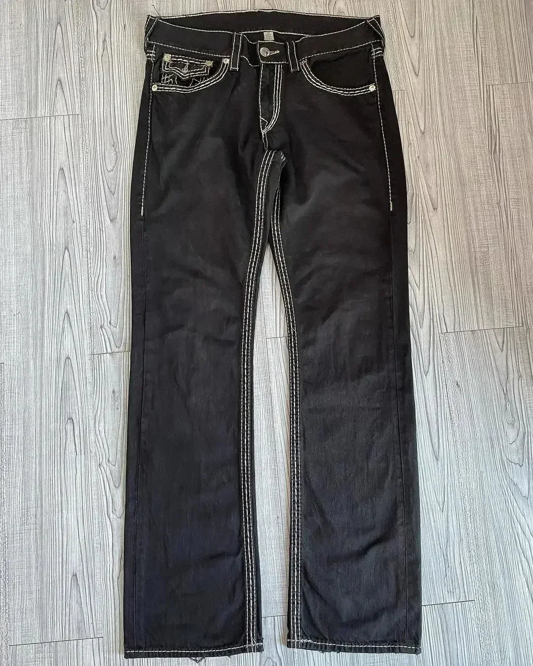 Y2K Retro Embroidered Jeans | 90s Street Trend Hip Hop | Men's & Women's Punk Gothic Loose Wide Leg Pants
