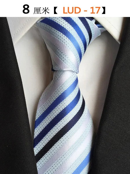 68 Colors NEW 8cm Tie for Man Tie Luxury Striped Flower Business Neck Tie Suit Cravat Wedding Party Necktie Men Gift