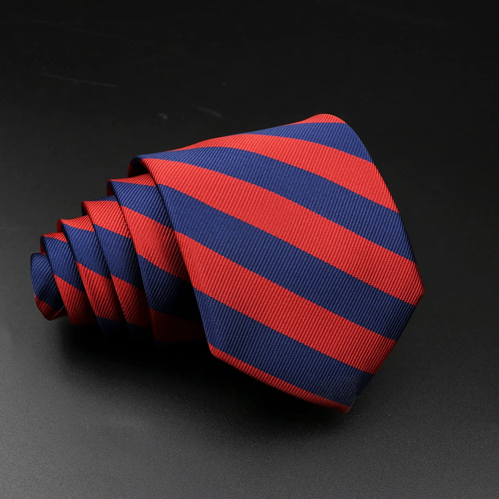 New Style Fashion Jacquard Floral Paisley Necktie Polyester Male Narrow Red Blue Tie Suit Shirt Gift For Men Accessory Gravatas