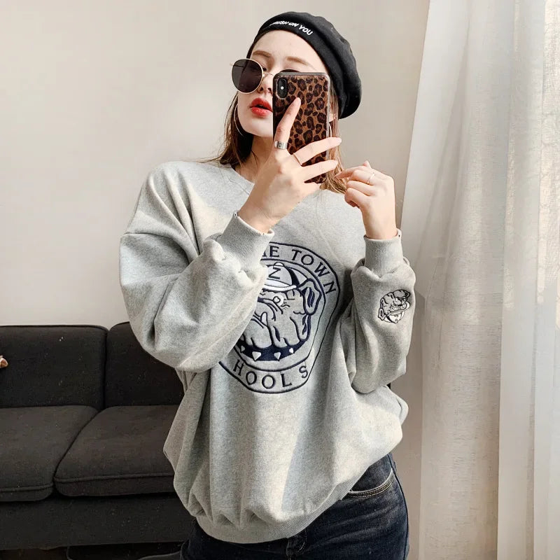 Dog Costume Pet Clothes Crew Neck Korean Version Spring and Autumn Parent-child Wear Pure Cotton Four Colors Seven Sizes