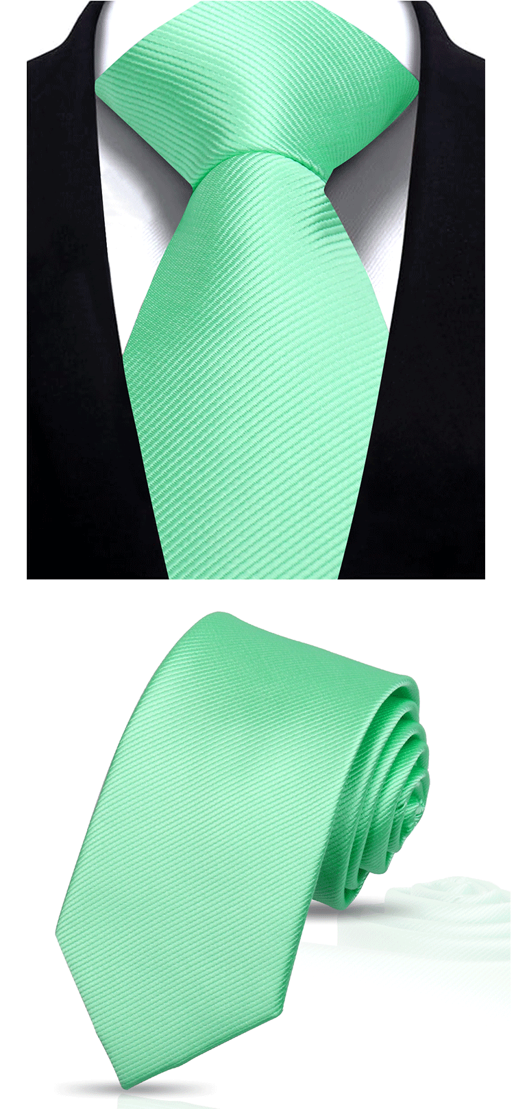 Solid Tie 7.5cm Necktie For Men Fashion Wedding Ties Slim Blue Gray Classic Neckties Men Business Jacquard Woven Classic Gravats