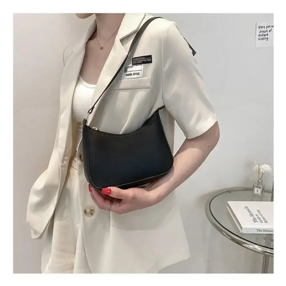 2024 New Ladies Fashion Handbag Retro Pure Color Macaron Small Square Bag Hundreds of Shoulder Bags Casual Women's Bags