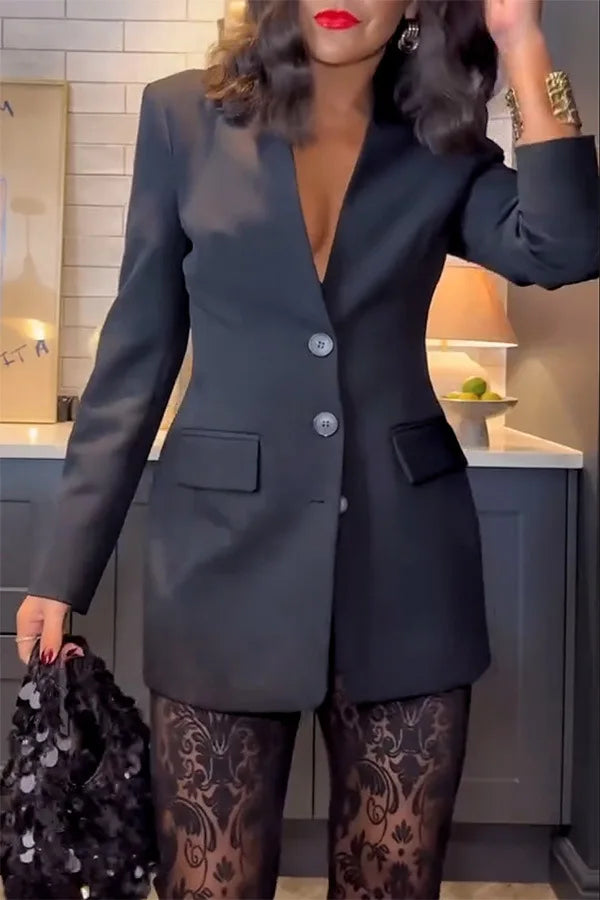 Women Fashion Elegant Blazer Jacquard Lace Pants Sets Slim Button Full Sleeve Suit Jacket Long Flare Trousers Lady Party Outfits