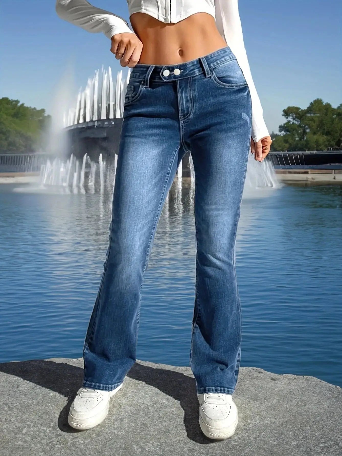 2024 New American Retro Slim Fit and Figure Popular Jeans