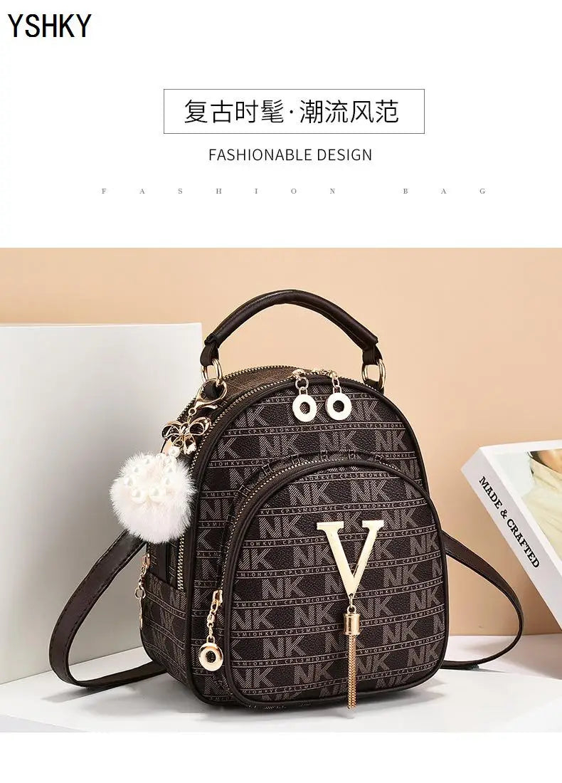 Women's bag 2025 new fashion women's bags hit color hand-held bag Europeand the United States all-match shoulder messenger bag