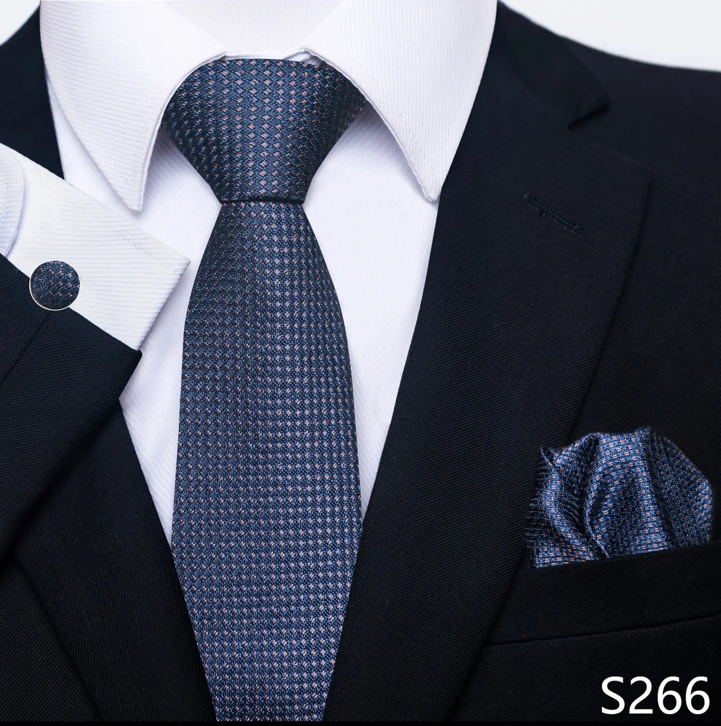 Brand Fashion 8 cm Tie Pocket Squares Set Wedding Present Necktie Suit Accessories Fit Formal Party Holiday Gift