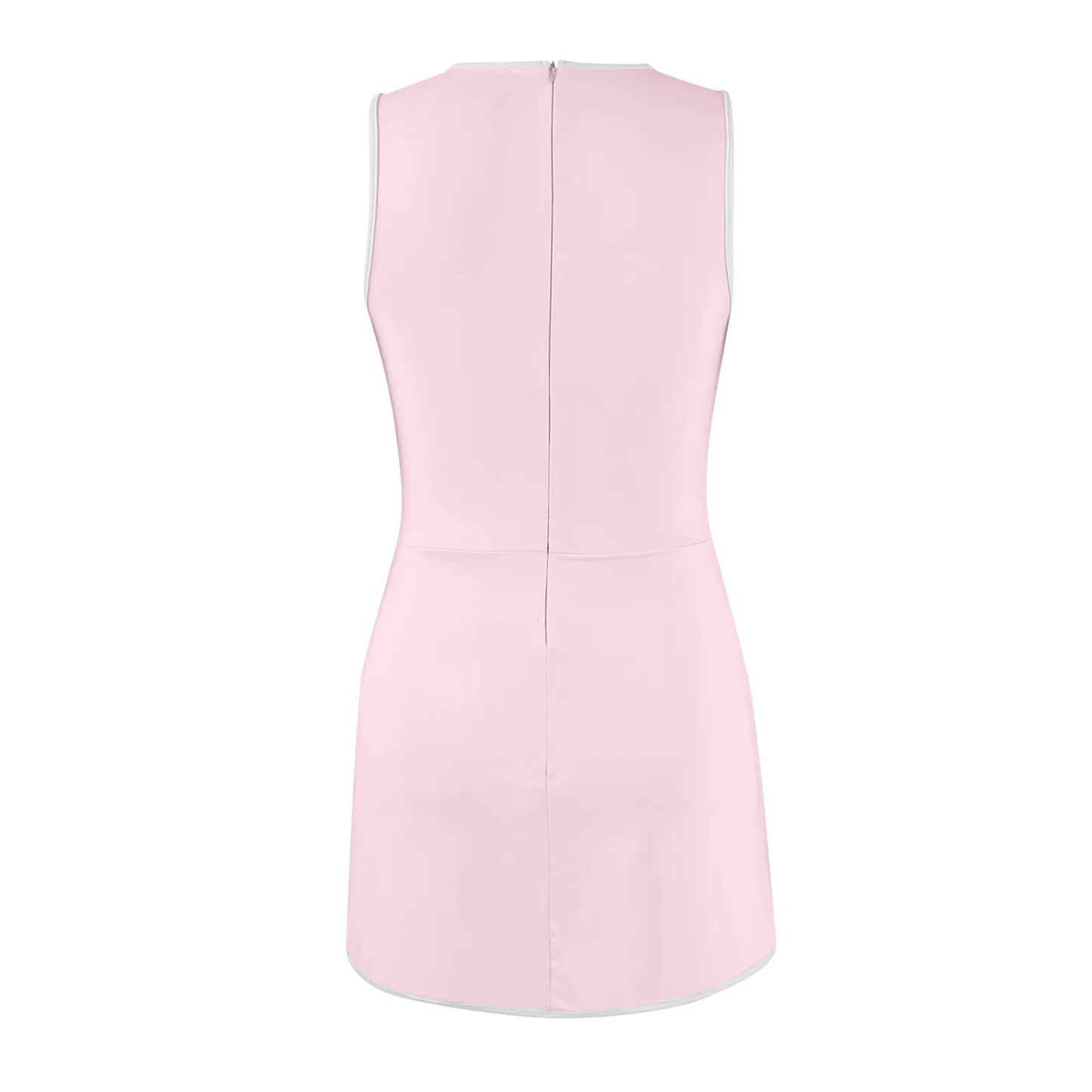 Women's Tennis Dress Summer Workout Dress Athletic Sleeveless Active Dresses Built In Shorts Fashion tight fitting Sports Skirt