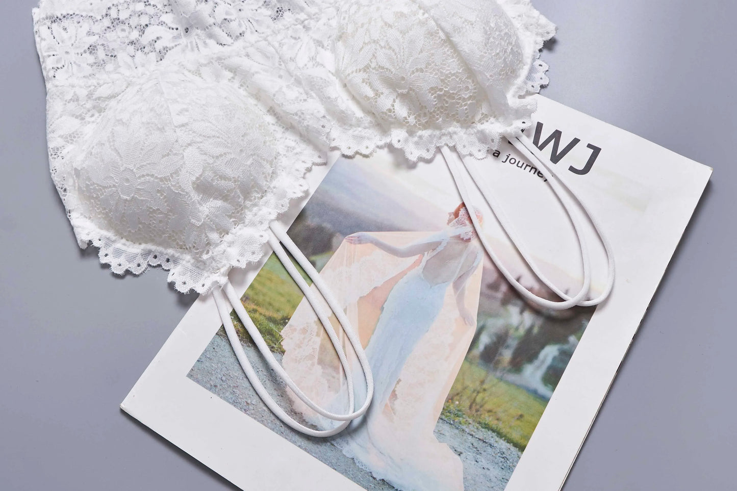 Women Wireless Lace Flower Bra Push Up Bralette Sexy Lingerie Full Cup Backless Vest Brassiere Soft Top Plus Size Underwear