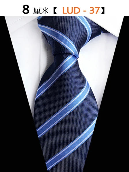 68 Colors NEW 8cm Tie for Man Tie Luxury Striped Flower Business Neck Tie Suit Cravat Wedding Party Necktie Men Gift