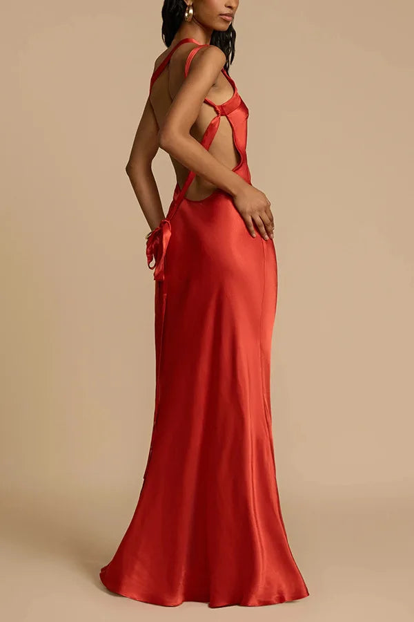 Spring Summer Slim Off Shoulder Evening Dresses Women Solid Color Slant Collar Backless Package Hip Bodycon Party Dress Female