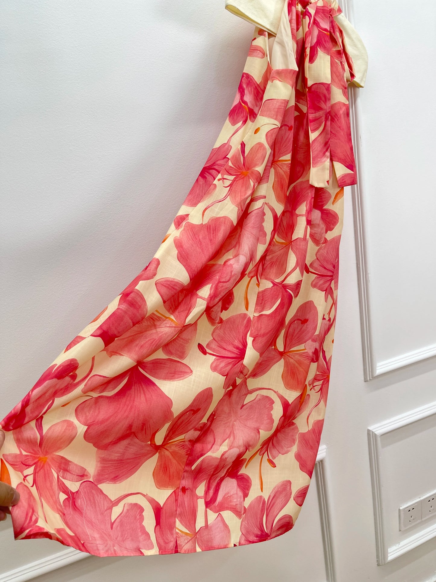 High Quality Fashion Spring And Summer New 2025 Linen Printed Dress For Women