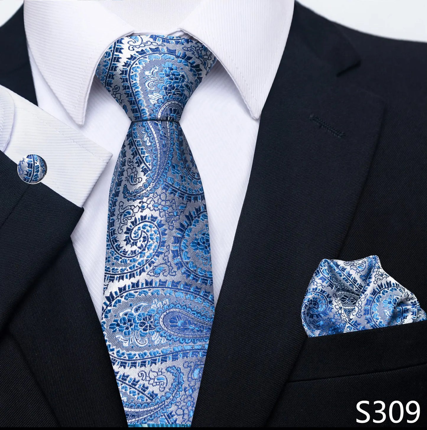 Brand Fashion 8 cm Tie Pocket Squares Set Wedding Present Necktie Suit Accessories Fit Formal Party Holiday Gift