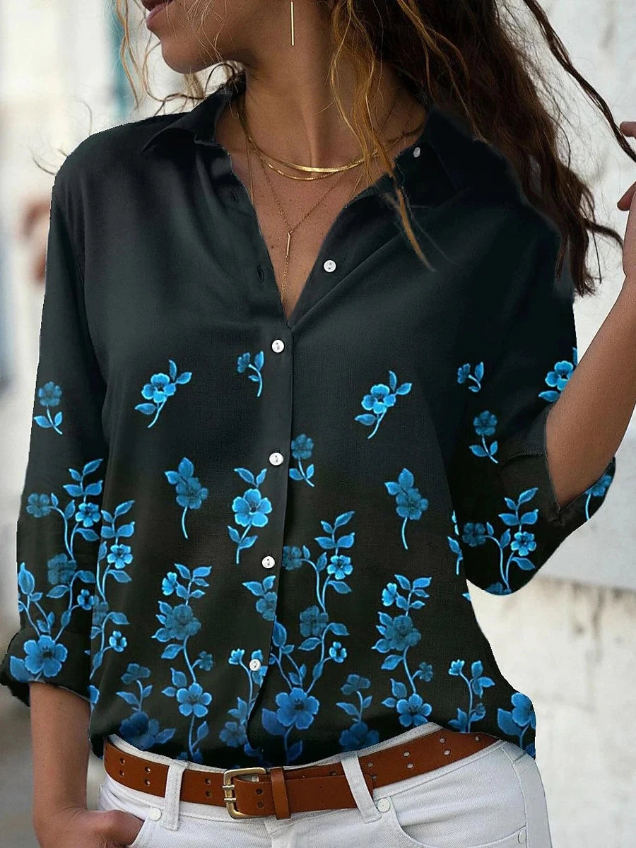 Fashion spring and autumn women shirt loose long-sleeved shirt women casual shirts