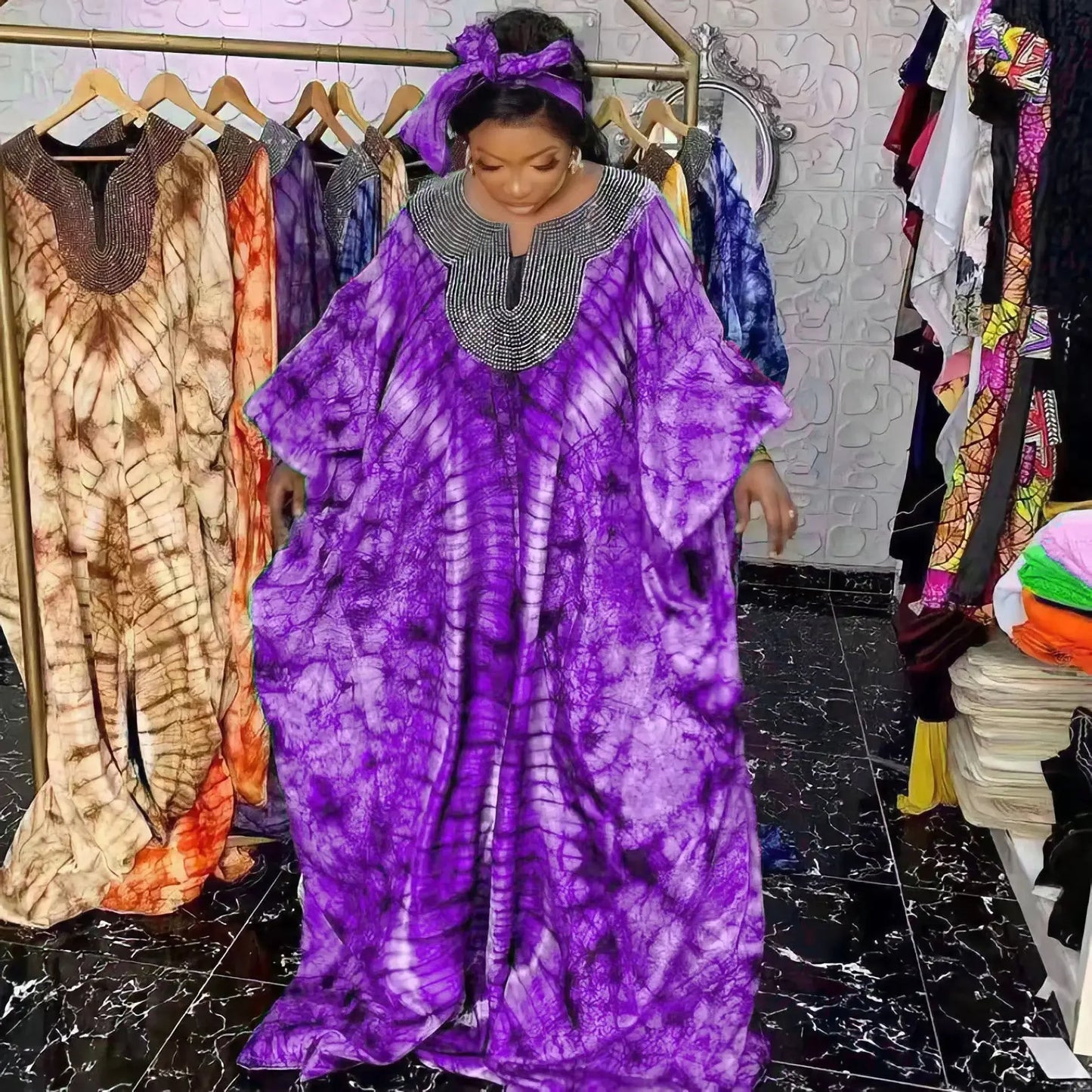 Spring Autumn New African Dresses For Women Vetement Femme Dashiki Abaya Maxi Dress Africa Clothes Dashiki Ankara Dresses