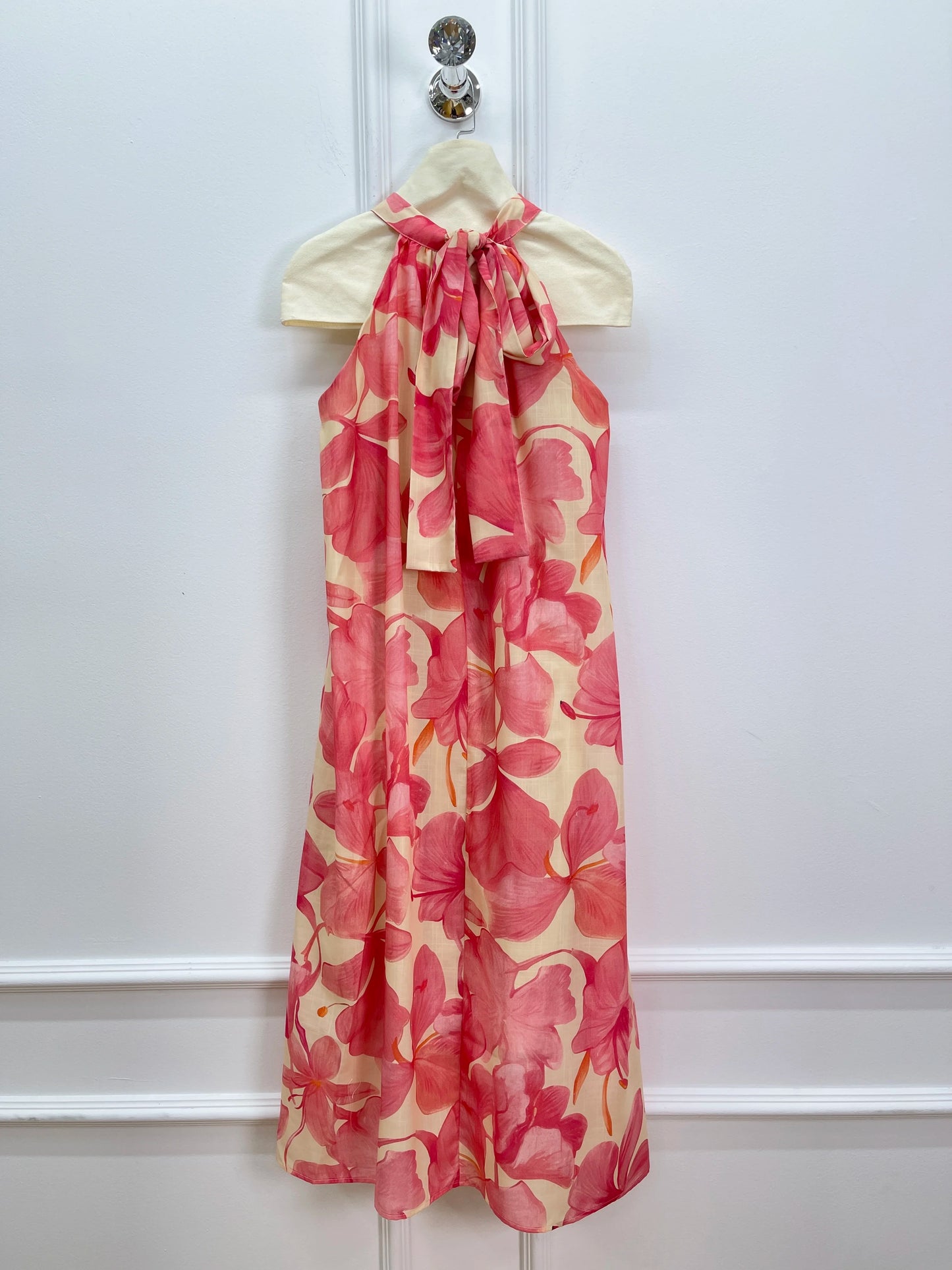 High Quality Fashion Spring And Summer New 2025 Linen Printed Dress For Women