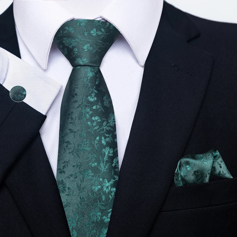 Brand Fashion 8 cm Tie Pocket Squares Set Wedding Present Necktie Suit Accessories Fit Formal Party Holiday Gift