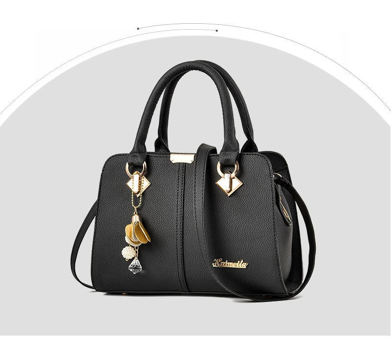 New Woman Shoulder Bag Large Capacity Handbag for Women Crossbody Bag PU Portable Bucket Bag Ladies Messenger Bags Tote Bags