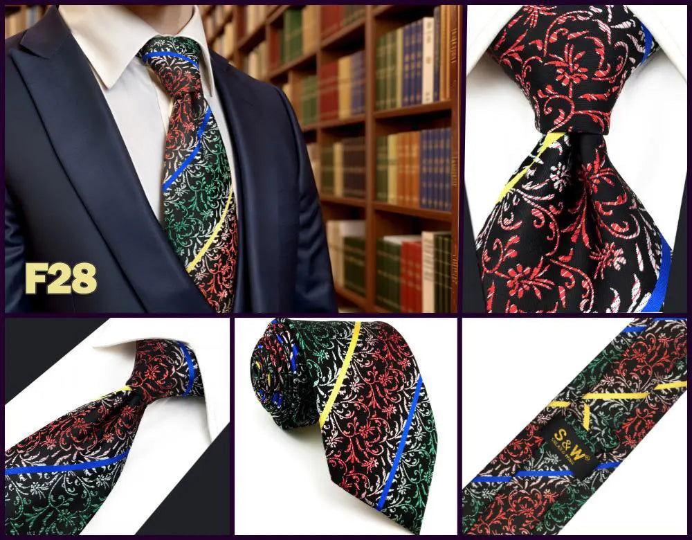 Red Pink Luxury Ties for Men Business Neckties Solid Blue Wedding Suit Formal Dress School Accessories Dropshipping