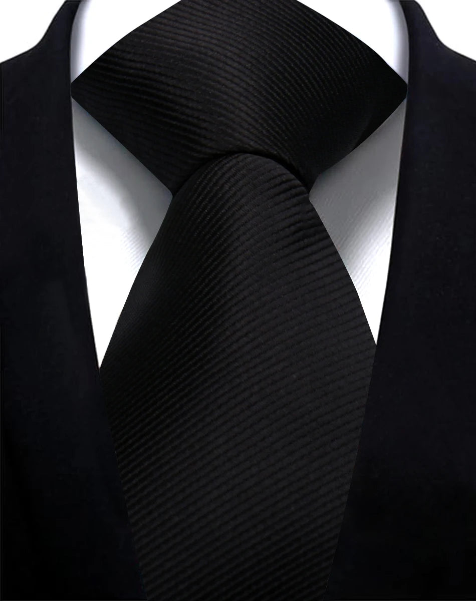 Solid Tie 7.5cm Necktie For Men Fashion Wedding Ties Slim Blue Gray Classic Neckties Men Business Jacquard Woven Classic Gravats