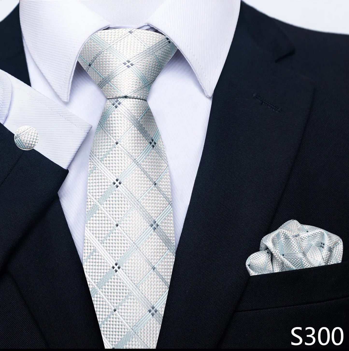 Brand Fashion 8 cm Tie Pocket Squares Set Wedding Present Necktie Suit Accessories Fit Formal Party Holiday Gift