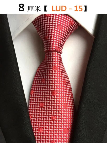 68 Colors NEW 8cm Tie for Man Tie Luxury Striped Flower Business Neck Tie Suit Cravat Wedding Party Necktie Men Gift