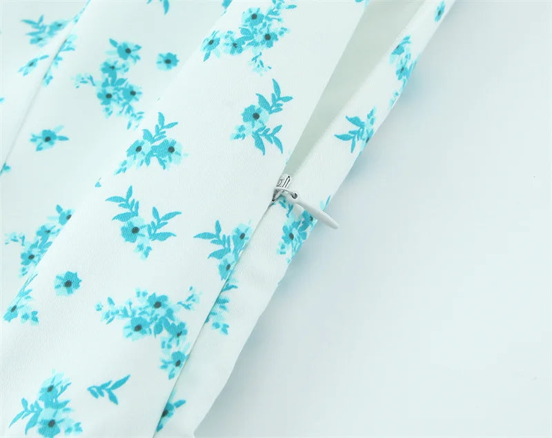 Women's Dresses Spring 2025 New Floral Print Mini Dress Sexy Suspenders Fresh and Sweet Girl Summer Mint Cool 4661382