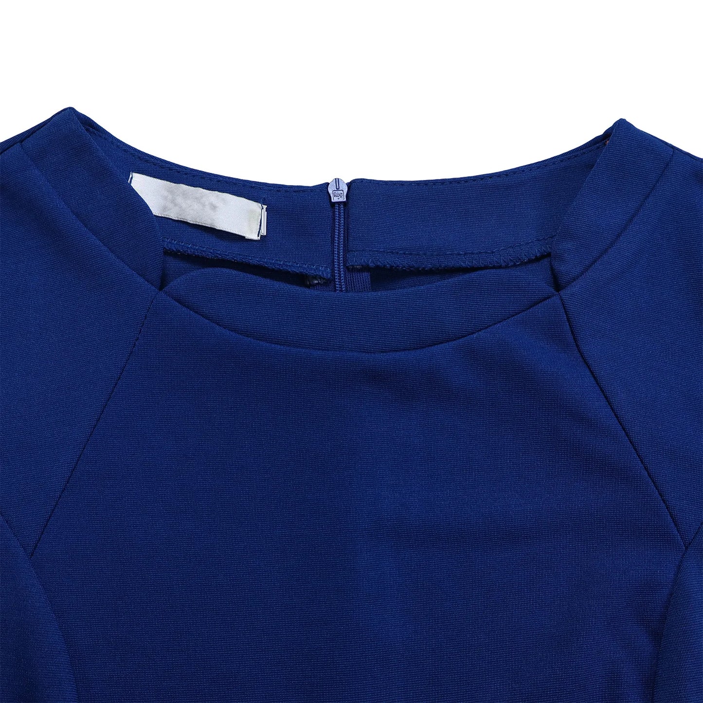L-3XL Plus Size Elegant Midi Dress 2025 Spring Summer Women Office Lady Dress Casual 3/4 Sleeve Bandage Robe Oversize Dress